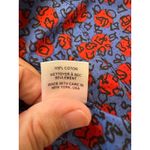 Whit Jude‎ Dress Cotton blue red Polka Dot Knee Length Shift Dress Size L Size L Photo 6