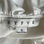HYFVE  White Ribbed Ruffle Bodycon Dress Photo 4