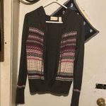 Red Camel Women's  Hooded Cardigan - Gray and Magenta Photo 3