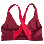 Victoria's Secret Victoria Sport Maroon Red Strappy Sports Bra Sz Small Criss Cross Back Photo 1
