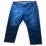 Levi's 501 Original Cropped Sz. 24W Plus Size Jeans Button~Fly Stretch Dark Wash Photo 2