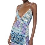 ZARA PRINTED KNOTTED MAXI DRESS SIZE: SMALL Photo 2