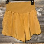 Aerie Offline by  Women's M Real Me Smocked Running gold like color Shorts Photo 0