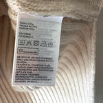 H&M Beige Wool Ribbed Sleeveless Turtleneck Sweater Dress Women's Size S Photo 5