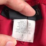 carole little Vintage  Red Velvet Rose Mini Skirt A-Line Formal Party Holiday Photo 2