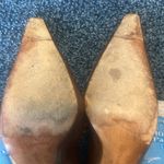 Manolo Blahnik 39.5 Brown tan Leather Women's Shoes heels pumps Photo 2