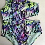 Wonder Nation Green Cutout Swimsuit Swimwear One Piece Size XXL 18 Photo 2
