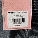 Juicy Couture NWT  Hooded Cardigan Womens M Black Open Front Metallic Sparkle Photo 5