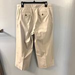Lands' End Pants Womens Tan Khaki Cropped Pants Size 12 Photo 7