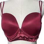 Victoria's Secret  Dream Angel
Push-Up Elegant Burgundy Velvet Bra
36DD Photo 2