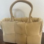 Bottega Veneta Arco Suede Sherpa Tote Bag Photo 0