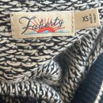 Faherty Women's  Seabrooks Black White Diamond Full Zip Jacket Sweatshirt xs Photo 4