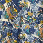 Vintage Silk‎ Fish Shirt Size L Photo 2