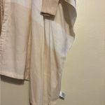 Apiece Apart Beige & White Knit Cape Poncho – One Size – Boho Minimalist Des Photo 5