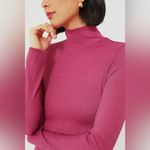 NWT Hyacinth House Elle Woods Pink Turtleneck S | Glitter Knit Top | Retail $120 Photo 1