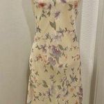 R & K VTG 90s Originals Cream & Pastel Spring Floral Midi Maxi Sleeveless Dress Photo 0