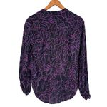 Equipment  Cornelia Button Down Blouse size Small Floral Print Long Sleeves Photo 8