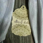 Altar'd State NEW Altar’d State Silver Long Sleeve Surplice Romper Size M Photo 3