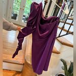 Karlie  Purple Cocktail One Shoulder Dress Size: S Photo 1
