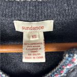 Sundance XS Lapland Nordic Fair Isle Lambswool Sweater Dress Embroidered Gray Photo 9