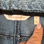 Soft Surroundings  Printed Slim Ankle Pull On Jeans Photo 6