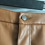 Good American NWOT Brown Faux Leather Pants Photo 2