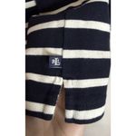 Ralph Lauren  LRL Womens XL Sweater Top Blue White Stripe Logo Preppy Nautical Photo 2