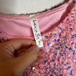 Lucy in the Sky pink velvet sequin mini dress Photo 3