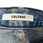 GRLFRND Karolina Distressed Jeans Women’s Size 27 Light Wash Petite High Rise Photo 8
