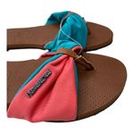 Havaianas Women’s Peach Aqua You St. Tropez Color Flip Flop Sandals Size 7/8W Photo 2