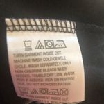 Quacker Factory Knit SS Dress Black White Sz. M Gold Rhinestone Detail At Neck Photo 6