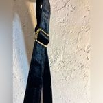 Crossbody NWOT, faux velvet black bag,
Adjust. strap, zip top, side zip pocket Photo 3