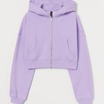 H&M Cropped Hooded Sweatshirt Photo 0