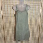 American Eagle  Outfitters Y2K Pale Army Green Floral Sleeveless Mini Dress 4 Photo 13