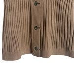 Missoni Tan Cashmere Ribbed Knit Toggle Front Cardigan Sweater Small Photo 4
