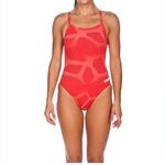 Arena  Light Drop Back Training Swimsuit Womens Size 38 Competition Swimwear Photo 1