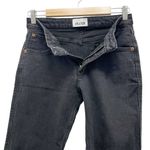 DU/ER DUER Performance Denim Straight Mid Jeans Aged Black Distressed Size 27 Photo 4