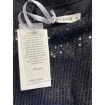 Grace Karin Brand New  Women's Medium Black Short Sleeve Lined Blouse Top Sequin Photo 3