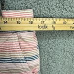 Gap Womens City Short 10 Pink Coral Striped Cotton Preppy Nautical Fisherman Photo 4