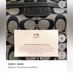 Coach Vintage  Signature Black and Grey Crossbody Bag Photo 3