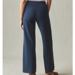 American Giant Ribbed Wide Leg Lounge Pants Navy Blue Size S Made in USA Photo 7