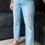 Good American Good High Rise Cropped Girlfriend Straight Jeans - Light Blue - 6 Photo 1