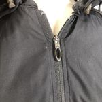Oakley Women's Black Waist Tie Full Zip Hooded Outdoor Jacket Size Medium Photo 3