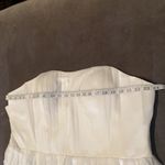 Women’s Elegant Ivory Strapless Full Length Chiffon Prom Party Formal Dress XXXL Size undefined Photo 3