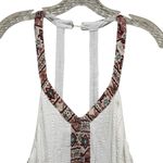 Hem & Thread  White Textured Midi Dress with Boho Straps Women’s Size Large Photo 3