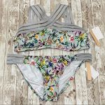 Gibson Latimer Floral Tropical Print 2-pc Swim Set Photo 0