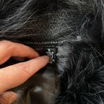 Ellen Tracy Linda Allard  Fox Fur Collar Wool Alpaca Blazer 16 Photo 5