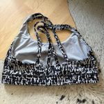 Lululemon Energy Bra In Urban Block Ice Grey Black Size 8 Photo 3