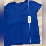 Ralph Lauren Polo‎ by  Women’s Size Medium Blue Cotton Jersey V Neck Hi/Low Tee Photo 7