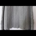 Fang | great open knit sleeveless cardigan Gray Size M Photo 3